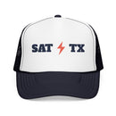 San Antonio, Texas Retro Trucker Hat - Lightning Foam Cap-1
