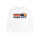 Park City, Utah Mountain Stripes Sweatshirt | Comfort Colors - 100% Cotton-3