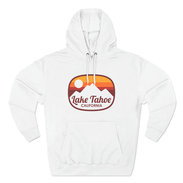 Buy white Premium Lake Tahoe, California Hoodie - Retro Unisex Lake Tahoe Sweatshirt