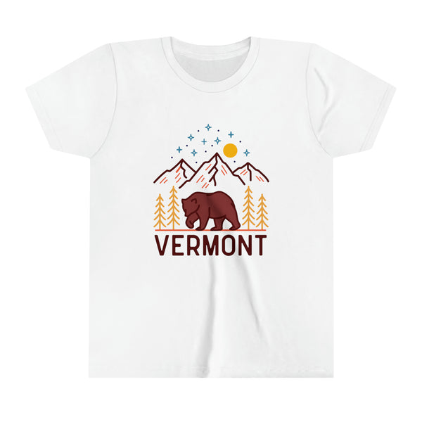 Vermont Youth T-Shirt - Unisex Kids Vermont Shirt