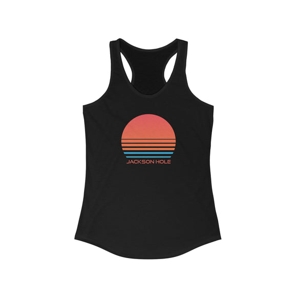 Jackson Hole, Wyoming Women's Racerback Tank Top