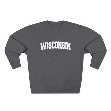Premium Wisconsin Retro Graphic Sweatshirt