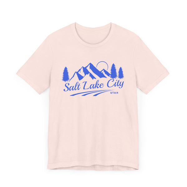Salt Lake City, Utah T-Shirt - Retro Mountain Unisex Salt Lake City Shirt