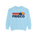 Frisco, Colorado Mountain Stripes Sweatshirt | Comfort Colors - 100% Cotton-1