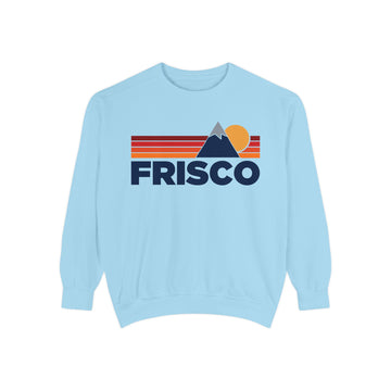 Frisco, Colorado Mountain Stripes Sweatshirt | Comfort Colors - 100% Cotton
