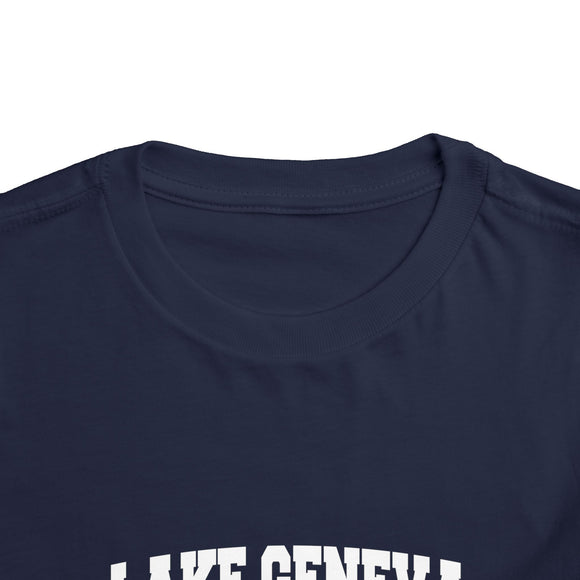 Lake Geneva, Wisconsin Toddler Graphic Tee - Kids Lake Geneva Vacation Shirt