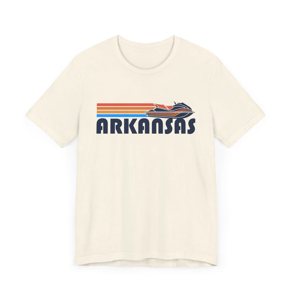 Arkansas T Shirt - Retro Jetski PWC Graphic Arkansas Tee