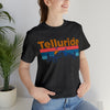 Telluride, Colorado Shirt - Mountain Sunset Unisex Telluride T-Shirt