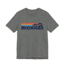 Michigan T Shirt - Retro Jetski PWC Graphic Tee-7