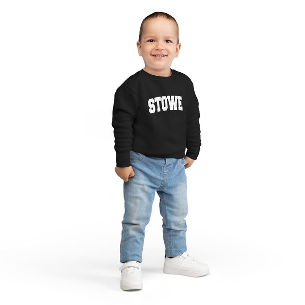 Stowe, Vermont Sweatshirt - Stowe Toddler Crewneck Sweatshirt