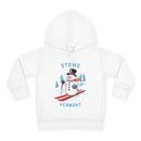 Stowe, Vermont Toddler Hoodie - Unisex Stowe Skiing Snowman Sweatshirt-1