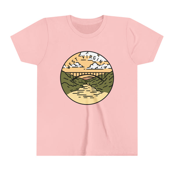 West Virginia Youth T-Shirt - Unisex Kids West Virginia Shirt