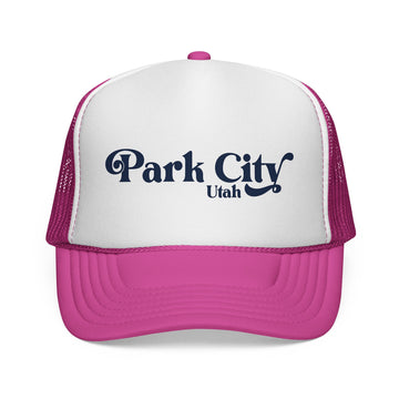 Buy pink Park City, Utah Retro Trucker Hat