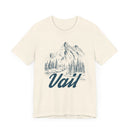 Vail, Colorado Graphic Tee - Mountain Illustration Vail T Shirt-14