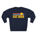 Premium Del Mart, California Retro Sun Graphic Sweatshirt-6