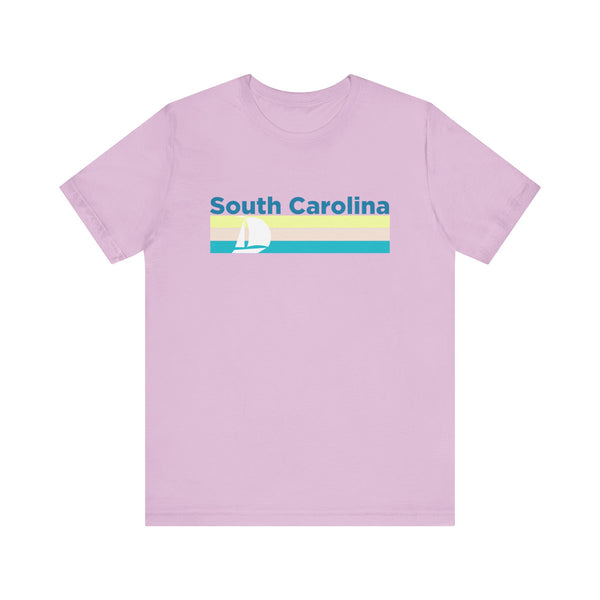 South Carolina T Shirt - Sailboat Graphic South Carolina Tee