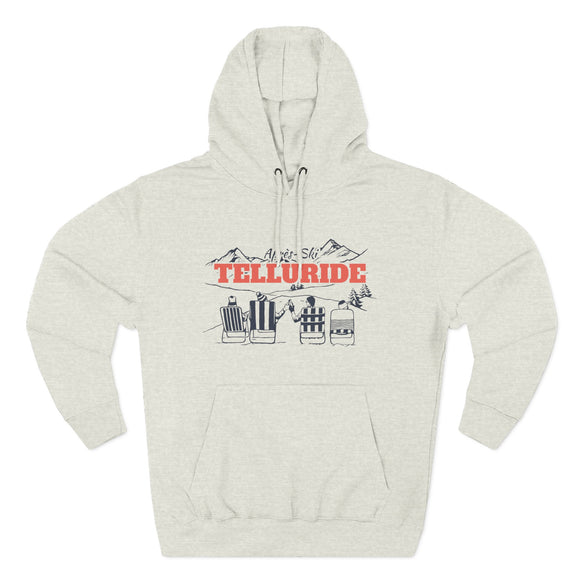 Premium Telluride, Colorado Après-ski Hoodie - Unisex Sweatshirt