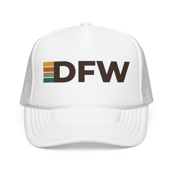 Dallas, Texas Trucker Hat - DFW Abbr retro cap