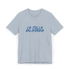 Buy light-blue La Jolla T-Shirt | 100% Cotton Retro California Tee