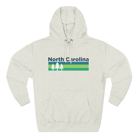 Premium North Carolina Hoodie - Retro Unisex Sweatshirt