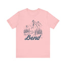 Bend, Oregon Graphic Tee - Mountain Illustration Bend T Shirt-6