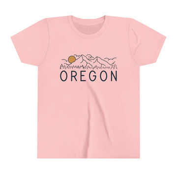 Oregon Youth T-Shirt - Unisex Kids Oregon Shirt - 0