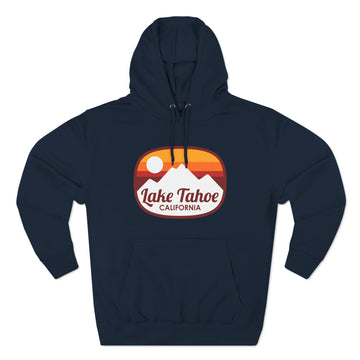 Buy navy Premium Lake Tahoe, California Hoodie - Retro Unisex Lake Tahoe Sweatshirt