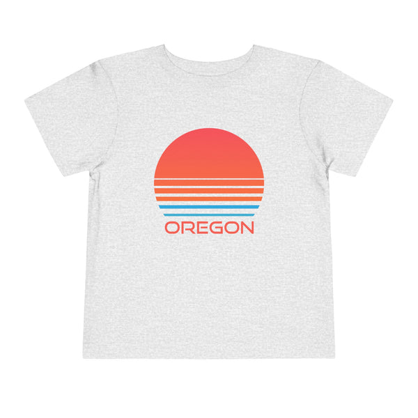 Oregon Toddler T-Shirt - Retro 80s Unisex Toddler Oregon Shirt