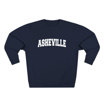 Buy navy Premium Asheville, North Carolina Retro Graphic Sweatshirt