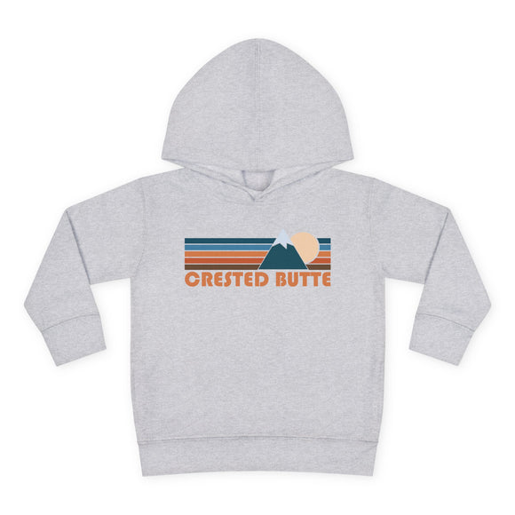 Crested Butte, Colorado Toddler Hoodie - Unisex Crested Butte Toddler Sweatshirt