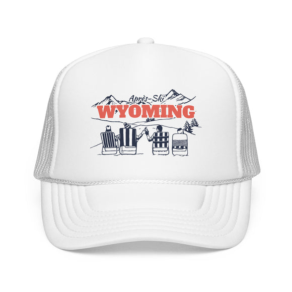 Wyoming Après-ski Trucker Hat — Foam Mesh Cap