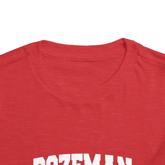 Bozeman, Montana Toddler Graphic Tee - Kids Bozeman Vacation Shirt
