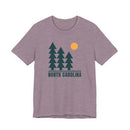 North Carolina T Shirt - Retro Trees North Carolina Tee-5