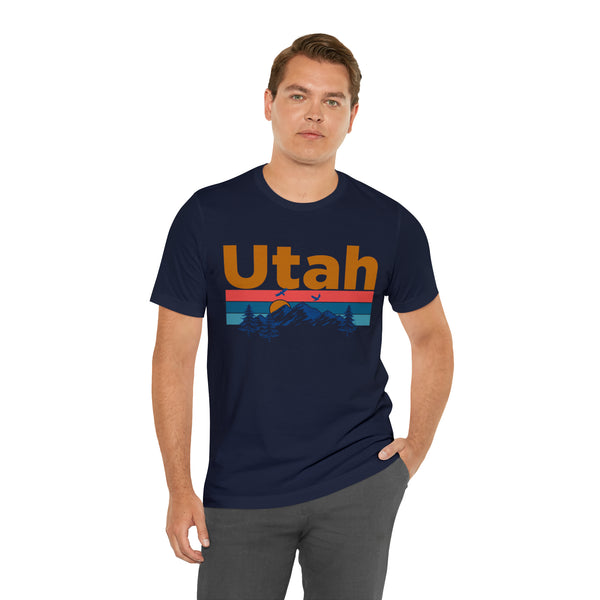 Utah T-Shirt - Mountain Sunset Unisex Utah Shirt