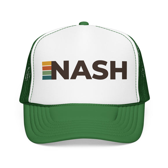 Nashville, Tennessee Trucker Hat - NASH Abbr retro cap