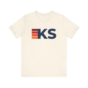 Kansas Retro Stripes T-Shirt | Kansas State Tee - 0