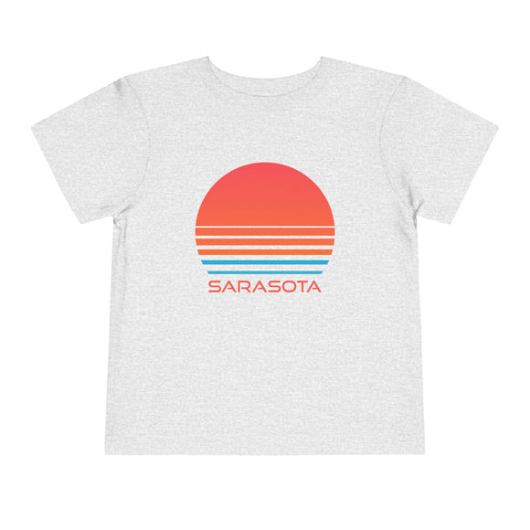 Sarasota, Florida Toddler T-Shirt - Retro 80s Toddler Sarasota Shirt