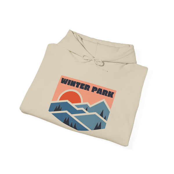 Winter Park, Colorado Hoodie - Unisex Mountain Winter Park Hoodie Graphic Sweatshirt