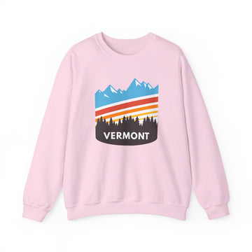 Vermont Sweatshirt - Unisex Retro Vermont Crewneck Sweatshirt - 0