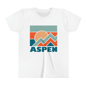 Buy white Aspen, Colorado Youth T-Shirt - Kids Aspen Shirt