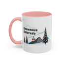 Snowmass, Colorado Retro Snow Skiing Mountain 11 oz Mug, Ski Lodge Decor Coffee Cup, Mountain Gondola  Lover Gift, Retro Skiing Mug-12
