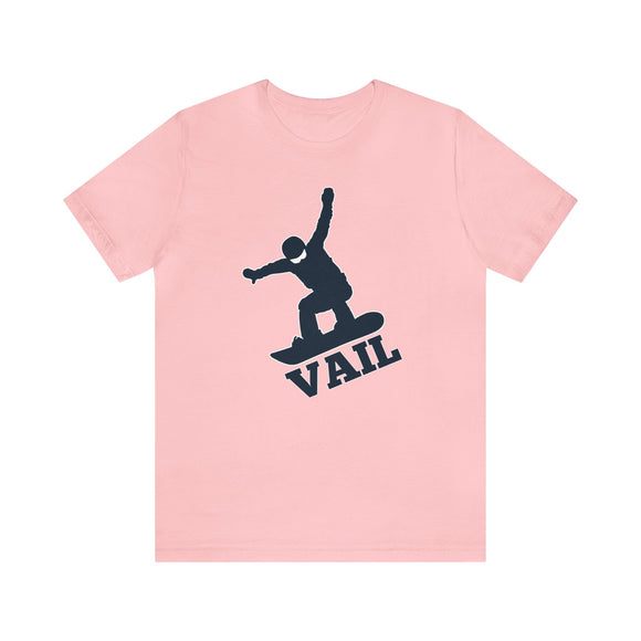 Vail, Colorado T-Shirt - Snowboard Unisex Vail Shirt