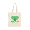 Portland, Oregon Cotton Canvas Pickleball Portland Tote Bag