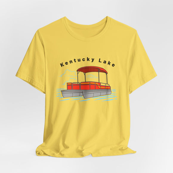 Kentucky Lake T Shirt - Retro Pontoon Boat Kentucky Lake Tee