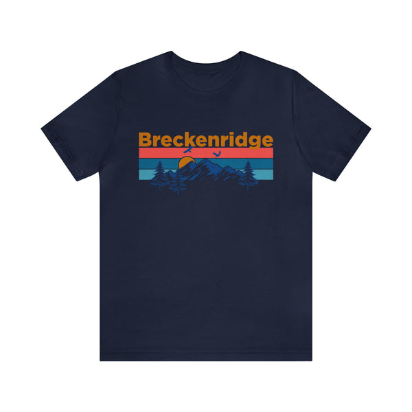 Breckenridge, Colorado Shirt - Mountain Sunset Unisex Breckenridge T-Shirt