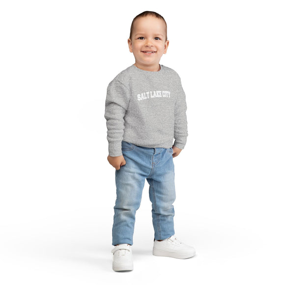 Salt Lake City, Utah Sweatshirt - Salt Lake City Toddler Crewneck Sweatshirt