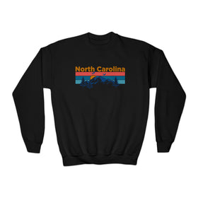 North Carolina Youth Sweatshirt - Unisex Kid's North Carolina Crewneck Sweatshirt