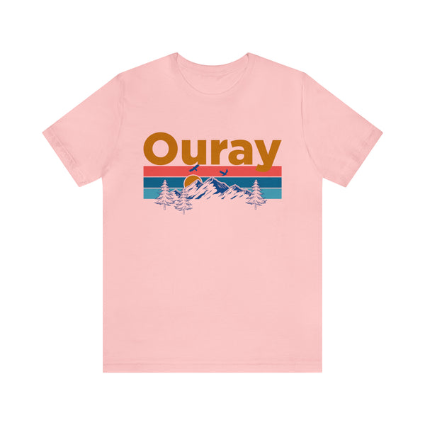 Ouray, Colorado Shirt - Mountain Sunset Unisex Ouray T-Shirt