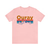 Ouray, Colorado Shirt - Mountain Sunset Unisex Ouray T-Shirt