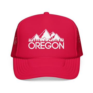 Buy red Oregon Trucker Hat - Oregon Cap